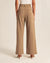 Pantalon Fluide Femme Large en Polyester Élastique 6