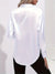 Chemise Femme Longue Élégante avec Boutons en Coton Chic-2