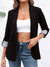 Variant image for Blazer Femme Ouvert Décontracté Tissu de Qualité-36
