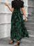 Robe Femme Longue Imprimé Floral Décolleté Circulaire Coton-3