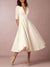 Robe Femme A-Line Rétro 60s en Tissu Doux 1