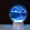 Lampe de Chevet Multicolore Animée en Verre Sable Design Moderne-1