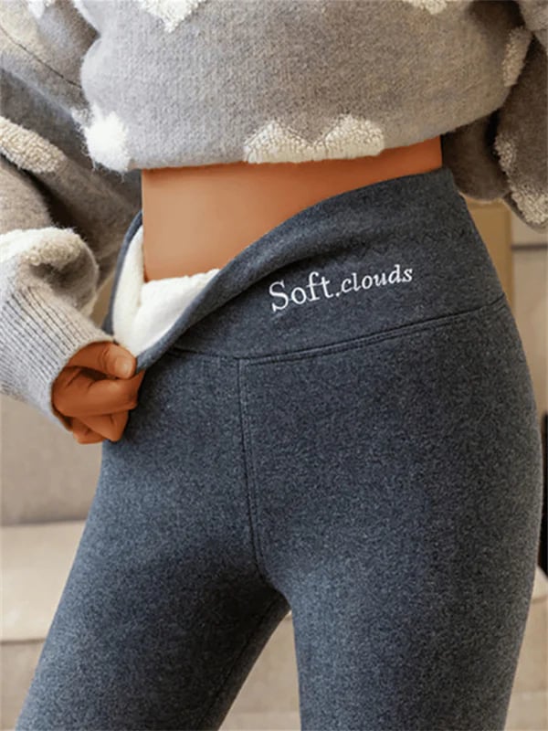 Legging Femme Polaire Doublure Douce Confortable 1