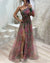 Robe Longue Élégante Femme Imprimé Floral Polyester 2