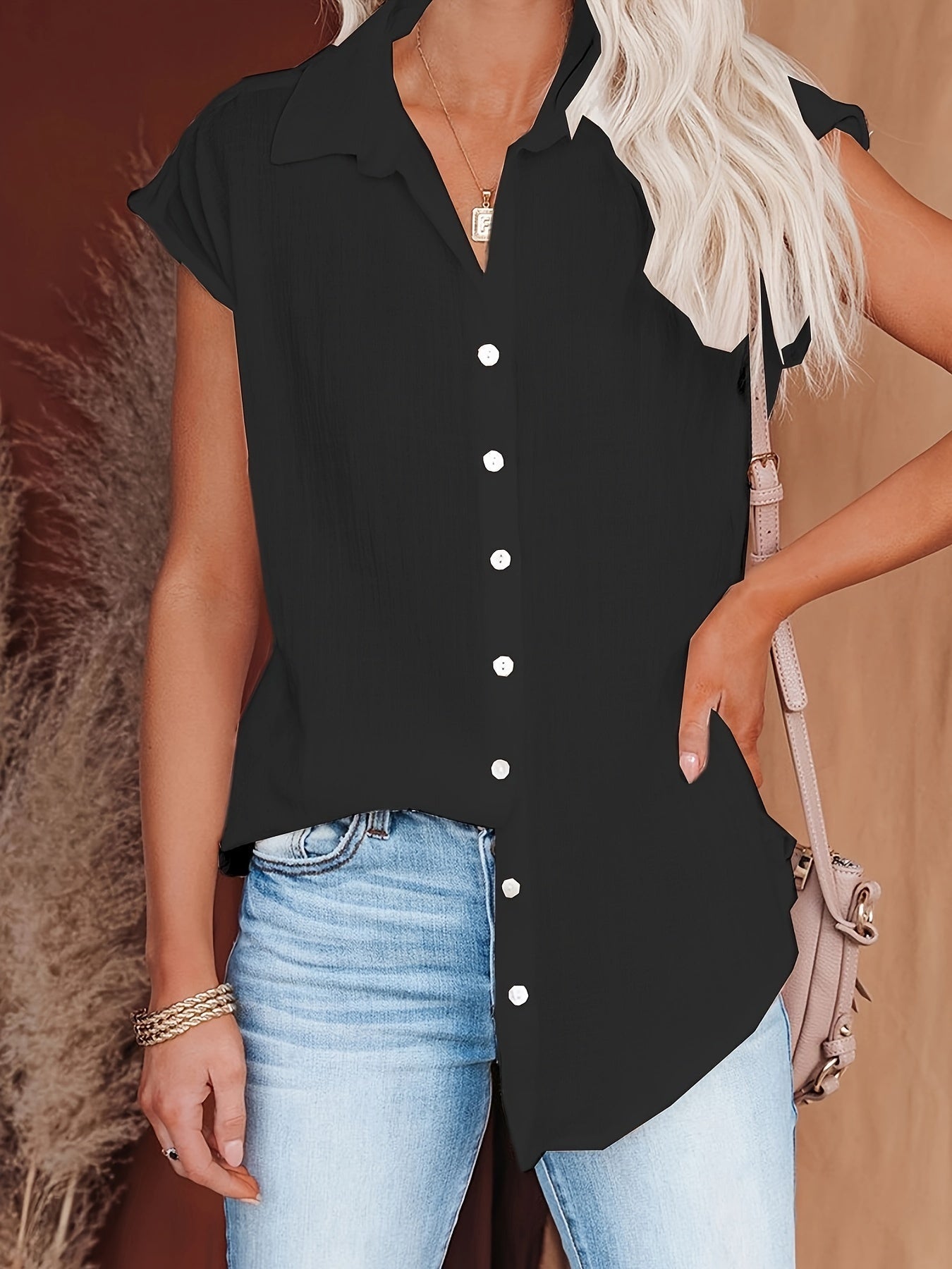Variant image for Chemisier Femme Chic Aéré 100% Coton-20