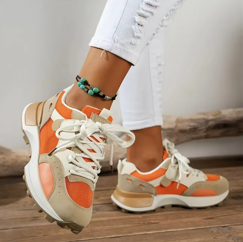Baskets colorées respirantes pour femmes