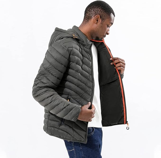 Veste légère en coton matelassé pour hommes