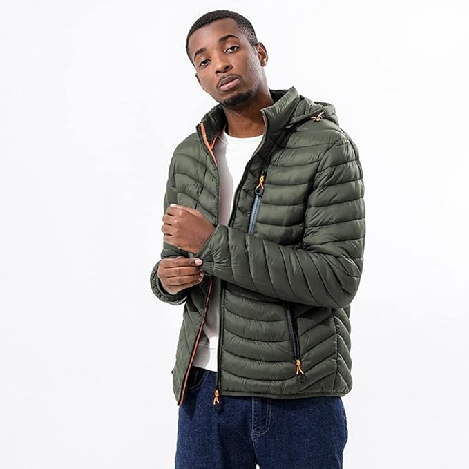 Veste légère en coton matelassé pour hommes