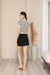 Pull court en tricot pour femme