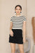 Pull court en tricot pour femme