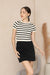 Pull court en tricot pour femme