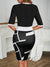 Robe Longue Femme Imprimée Géométrique Polyvalente-4