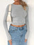 Tee Shirt Manche Longue Femme Monochrome 100% Coton-3