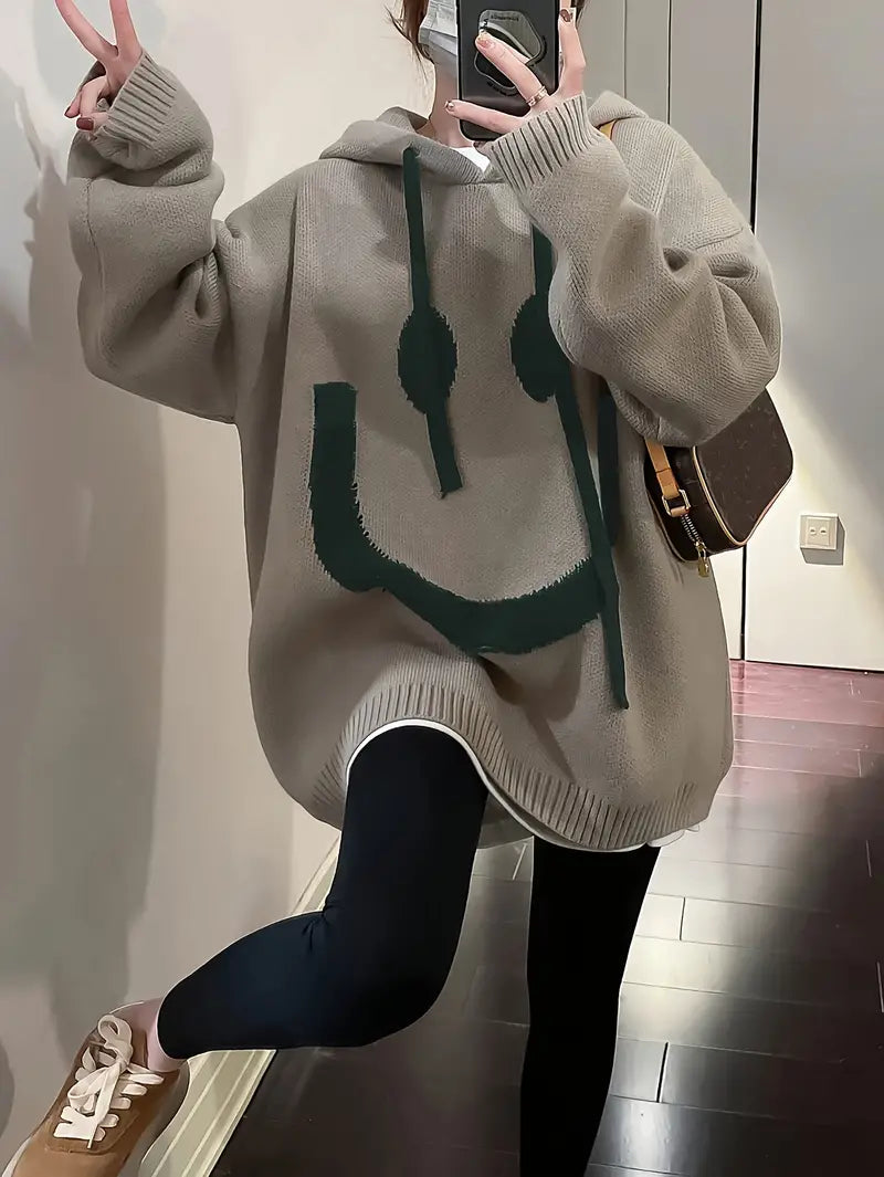 Sweat à Capuche Femme Design Unique en Coton avec Cordon Réglable-2