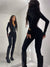 Combinaison Femme Chic Ajustée Polyester Spandex-2