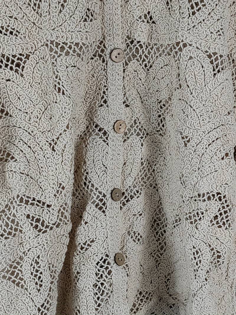 Chemise Femme Longue en Dentelle Floral Chic-3