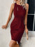 Robe Femme Sans Manches Élégante en Tissu de Qualité-5