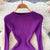 Robe crayon tricotée à manches longues pour femmes