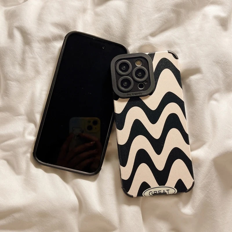 Coque pour iPhone avec motif zébré