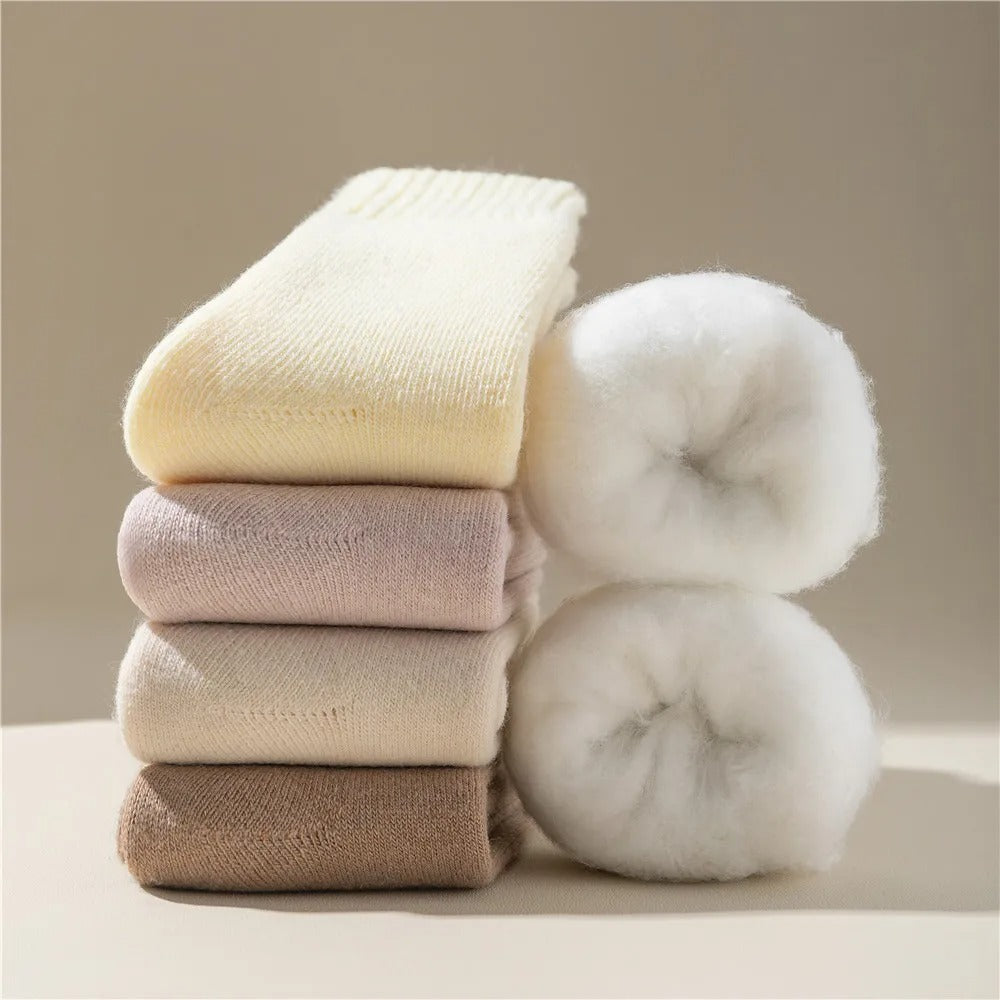 Chaussettes chaudes en laine pour l'hiver (3 paires)