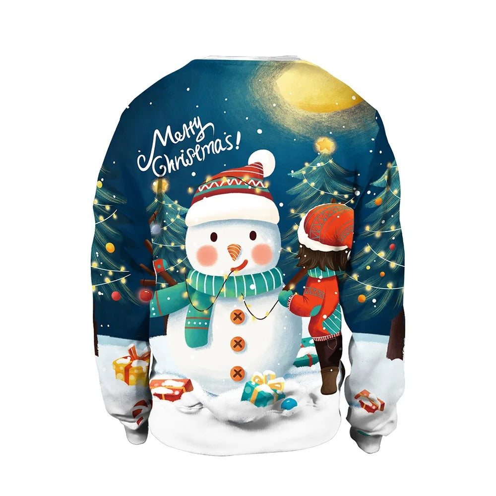 Pull imprimé de Noël