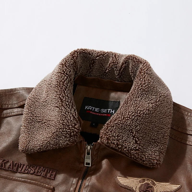 Veste de motard décontractée pour hommes