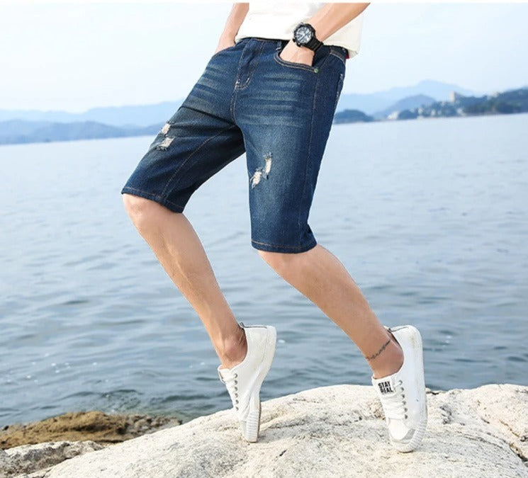 Shorts en denim pour hommes