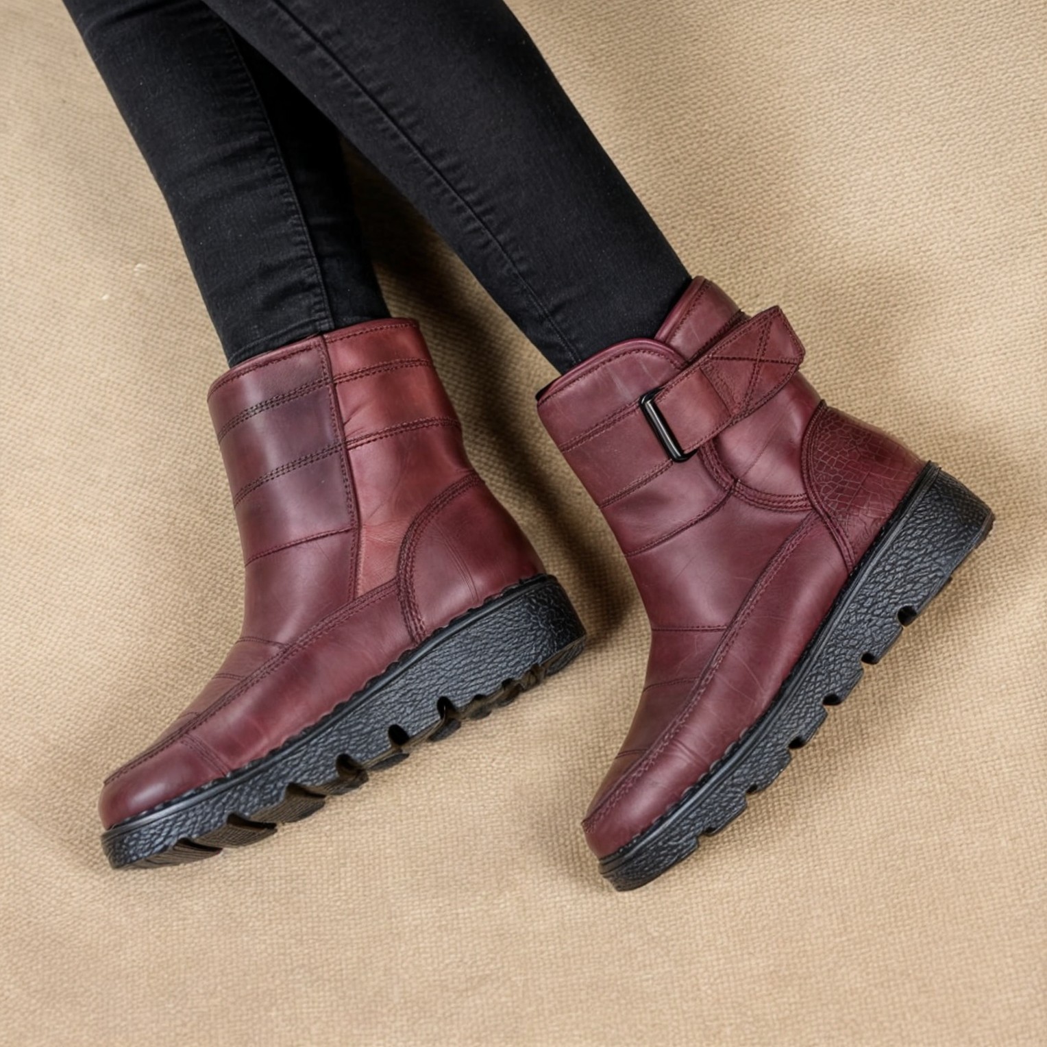 Bottes de neige imperméables antidérapantes pour femmes