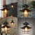 Lampe suspendue rétro industrielle