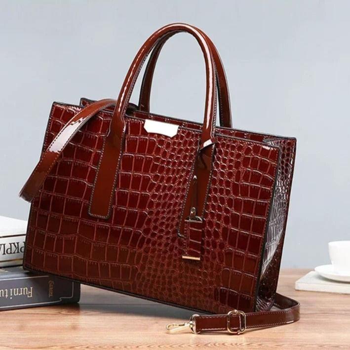 Fourre-tout imprimé crocodile