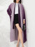 Trench-coat plissé dégradé pour femmes