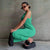 Bodycon sans manches en crochet pour femmes