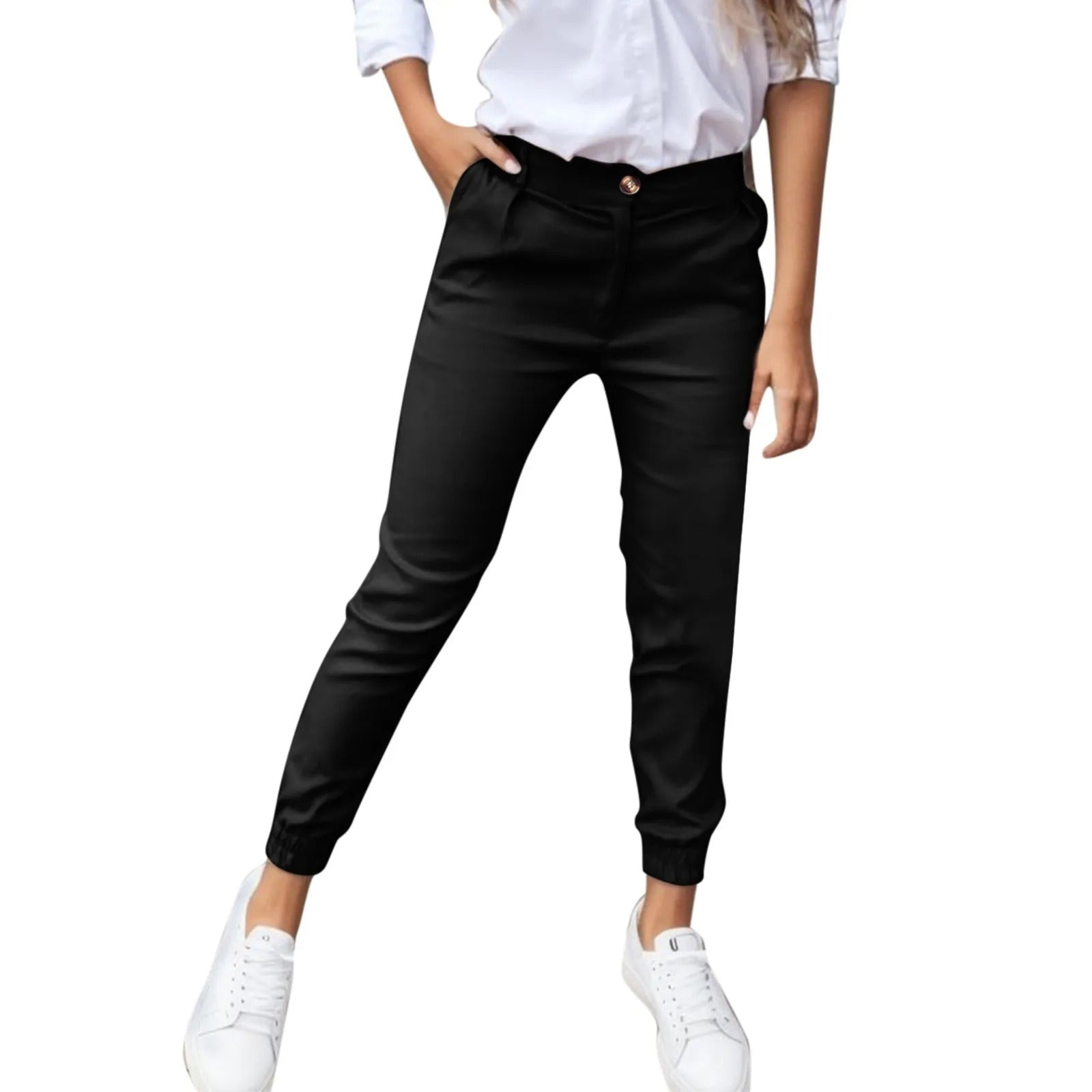 Pantalon longueur cheville pour femme