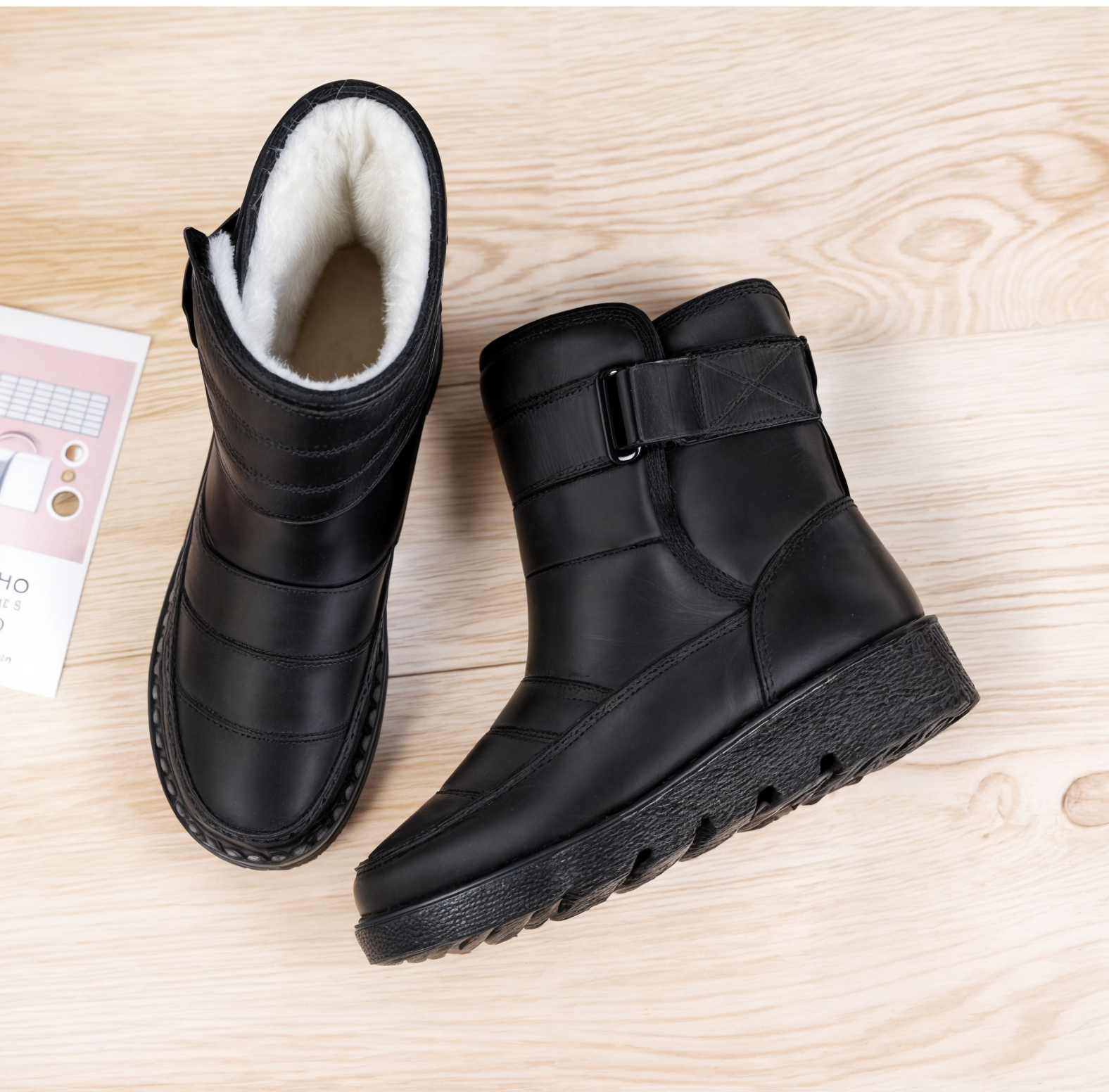 Bottes de neige imperméables antidérapantes pour femmes