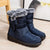 Bottines chaudes en fourrure de coton pour femmes
