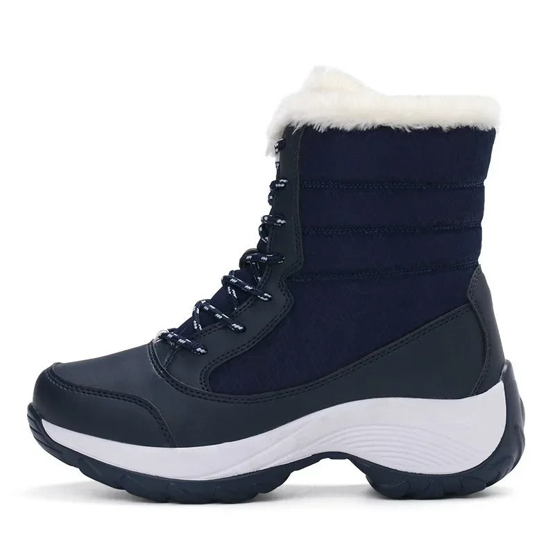 Bottes de neige d'extérieur à plateforme pour femmes