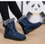 Bottines chaudes en fourrure de coton pour femmes