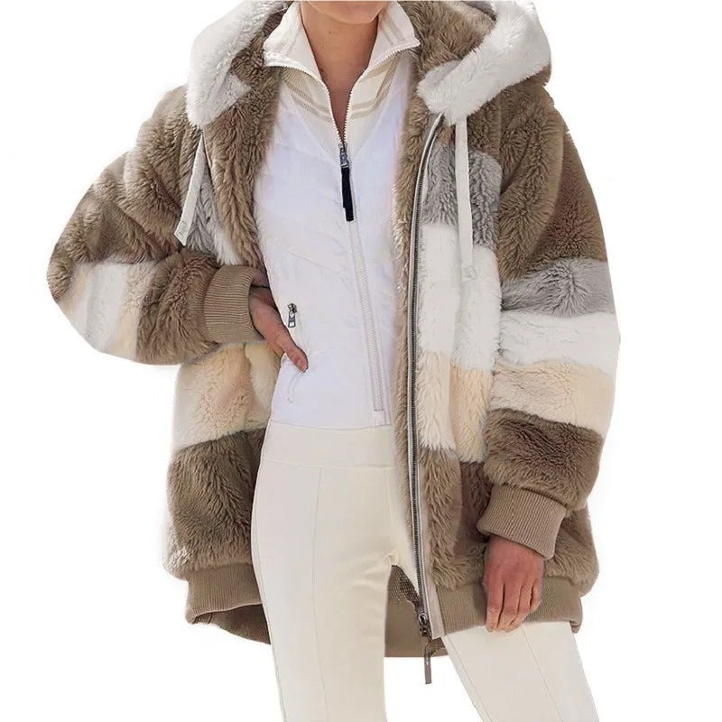 Veste à capuche surdimensionnée pour femmes
