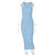 Bodycon sans manches en crochet pour femmes