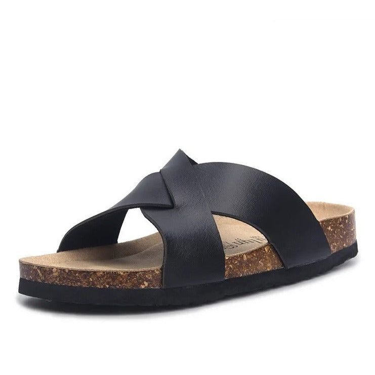 Chaussures en liège vintage pour femmes