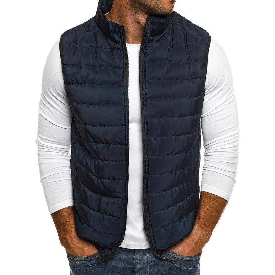 Gilet bodywarmer sans manches pour hommes