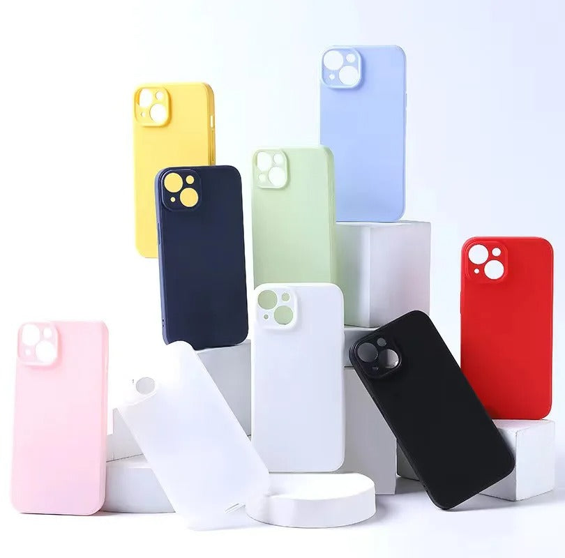 Coque arrière souple en silicone pour iphone