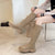 Bottes longues en cuir pour femmes