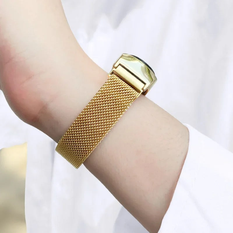 Montre LED à bracelet magnétique pour femme