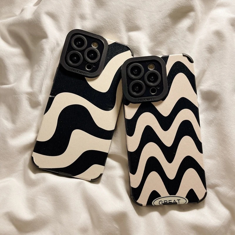 Coque pour iPhone avec motif zébré