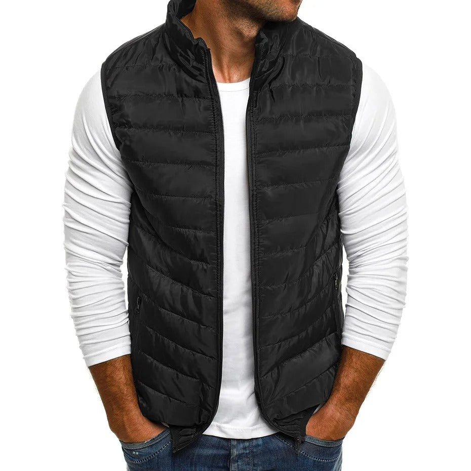 Gilet bodywarmer sans manches pour hommes