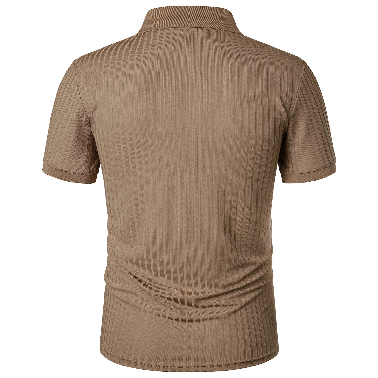 Polo en maille étroite pour hommes