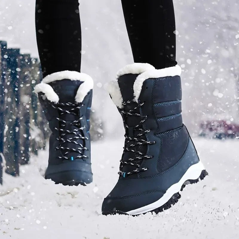 Bottes de neige d'extérieur à plateforme pour femmes