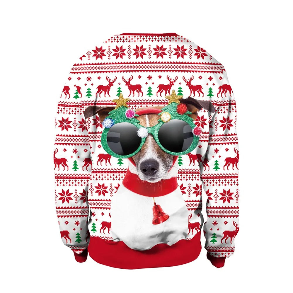 Pull imprimé de Noël