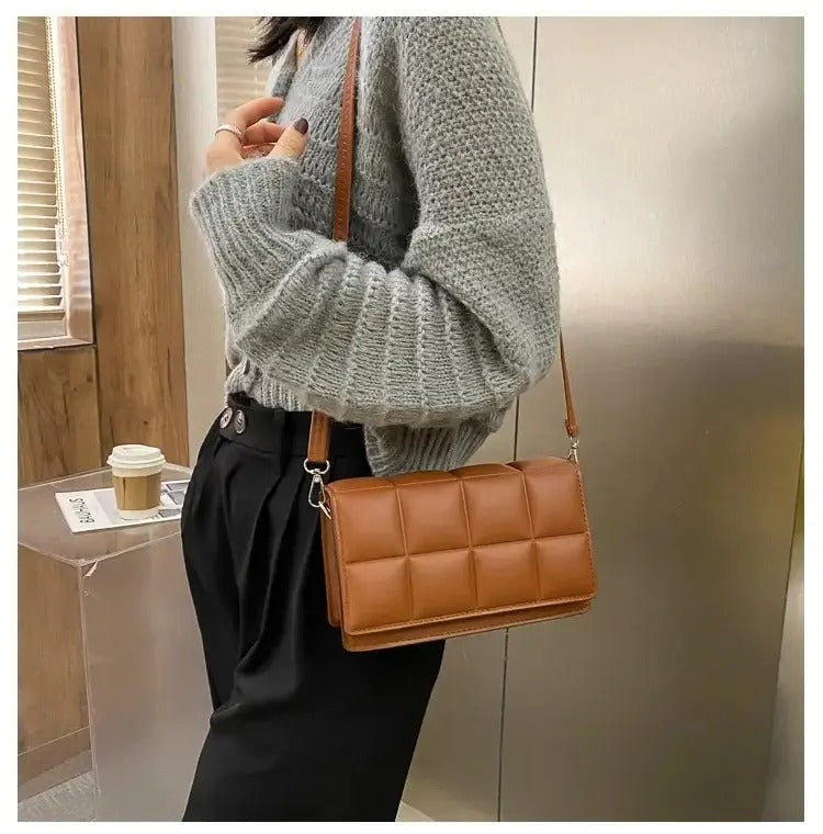 Petit sac à bandoulière en cuir pour femmes